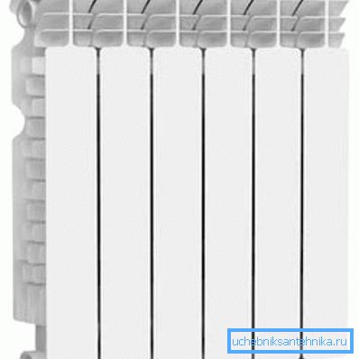 Alumínium radiátorok fűtésre 500-100 - 100 mm-es szélességű önálló fűtési rendszerekhez