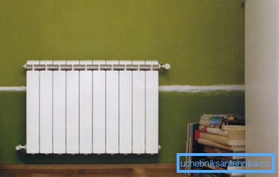 Alumínium radiátor.