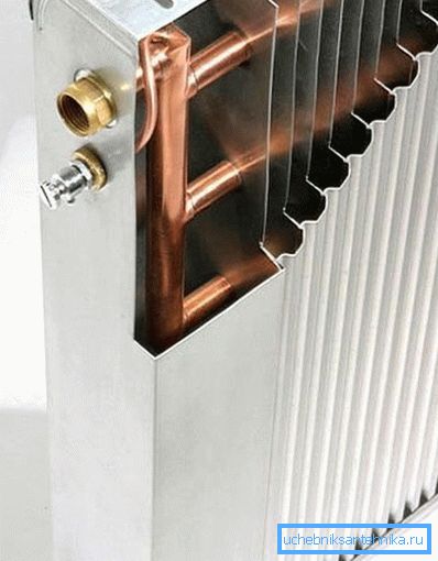 Bimetallikus kialakítás térfűtéshez Bimetallikus kialakítás térfűtéshez
