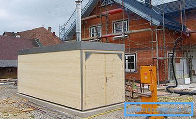 Blokk moduláris konténer típusú kazánház Blokk moduláris konténer típusú kazánház