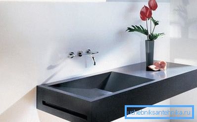 Design kő mosogató a fürdőszoba Design kő mosogató a fürdőszoba