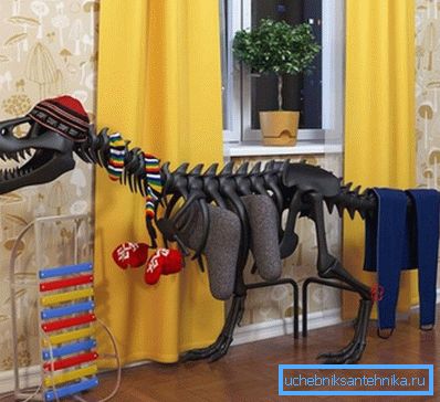 Elektromos dekoratív radiátor dinoszaurusz formájában Elektromos dekoratív radiátor dinoszaurusz formájában