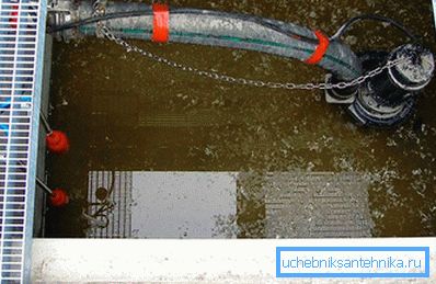 2764 Széklet pumpa a gödörben