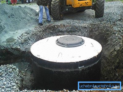 874 A betongyűrűk tömített gödröse