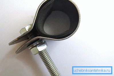 Fém bilincs gumi tömítéssel Fém bilincs gumi tömítéssel