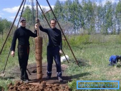 A talaj kitermelése a felszínre A talaj kitermelése a felszínre