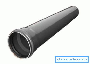 PP F110 csengőcsatorna gumi tömítéssel PP F110 csengőcsatorna gumi tömítéssel
