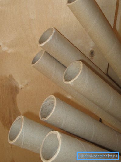 Linóleum karton csövek Linóleum karton csövek