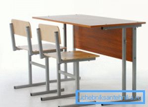 Klasszikus iskolai asztal és székek Klasszikus iskolai asztal és székek