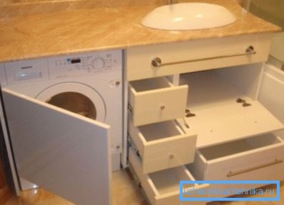 Amatőr fotó az eredeti szekrény alatt mosogató, amely magában foglalja a elhelyezése sok fiók és háztartási gépek Amatőr fotó az eredeti szekrény alatt mosogató, amely magában foglalja a elhelyezése sok fiók és háztartási gépek