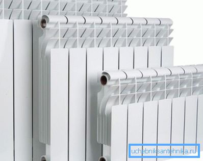 A különféle középső távolságú fotóaluminium radiátoroknál.
