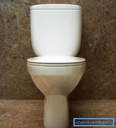 A fotó-alapú WC modern kivitelben.