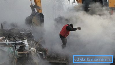 A fénykép - az egyik oka az üresjárat fűtés