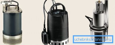A képen a vízszivattyú berendezések különböző típusai láthatók. A képen a vízszivattyú berendezések különböző típusai láthatók.