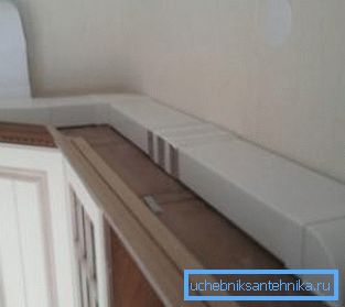 A képen - egy példa egy téglalap alakú csőre A képen - egy példa egy téglalap alakú csőre