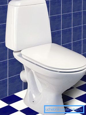 A fotó - a leggyakoribb típusú WC 
