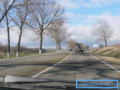 A télen az Anápa közelében. Meleg éghajlatai nem jelentenek magas fűtési költségeket.