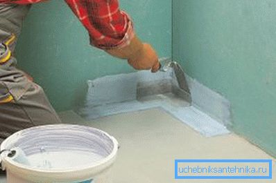 Vízszigetelés alkalmazása Vízszigetelés alkalmazása