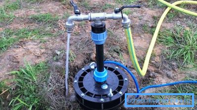 Wellhead a meleg időszakban.