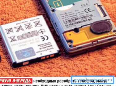 Az első dolog a telefon száradása Az első dolog a telefon száradása