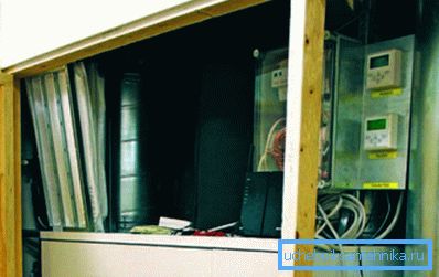 Példa a szellőzőkamra elrendezésére