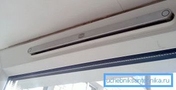Táplálási csatorna az ablak keretén belül Táplálási csatorna az ablak keretén belül