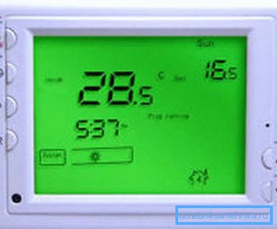 Programozható hengeres termosztát
