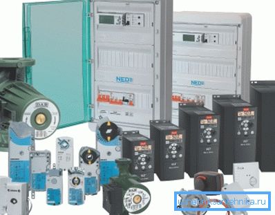 Az automatikus vezérlőrendszerek különböző berendezései és alkatrészei. Az automatikus vezérlőrendszerek különböző berendezései és alkatrészei.