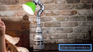 A vízvezeték elemek különféle kiegészítők készítéséhez használhatók.