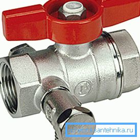 Gömbcsap sárgaréz levegővel Gömbcsap sárgaréz levegővel