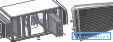 Lemezes hőcserélővel ellátott eszköz diagramja Lemezes hőcserélővel ellátott eszköz diagramja