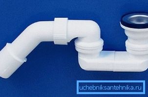 Szifon vízzárással Szifon vízzárással