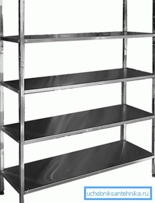 A rack állványok magcsövekből készülnek A rack állványok magcsövekből készülnek