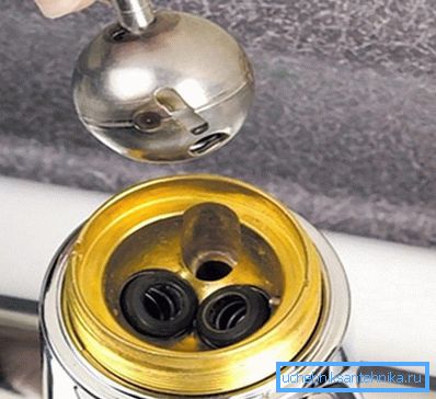 Úgy néz ki, mint egy golyós mechanizmus és tömítések Úgy néz ki, mint egy golyós mechanizmus és tömítések