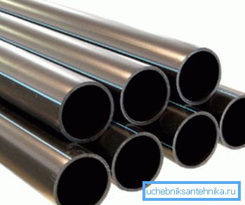 HDPE csövek (alacsony nyomású polietilén) HDPE csövek (alacsony nyomású polietilén)