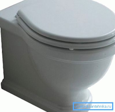 WC-tál típusa