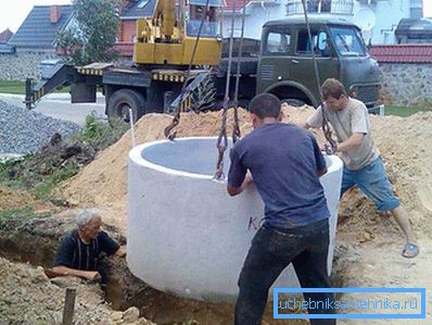 1243 Betongyűrűk beszerelése daruval