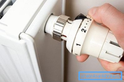 A termosztatikus szelep felszerelése (a képen) nem fáj