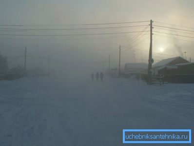 Winter in Verkhoyansk.